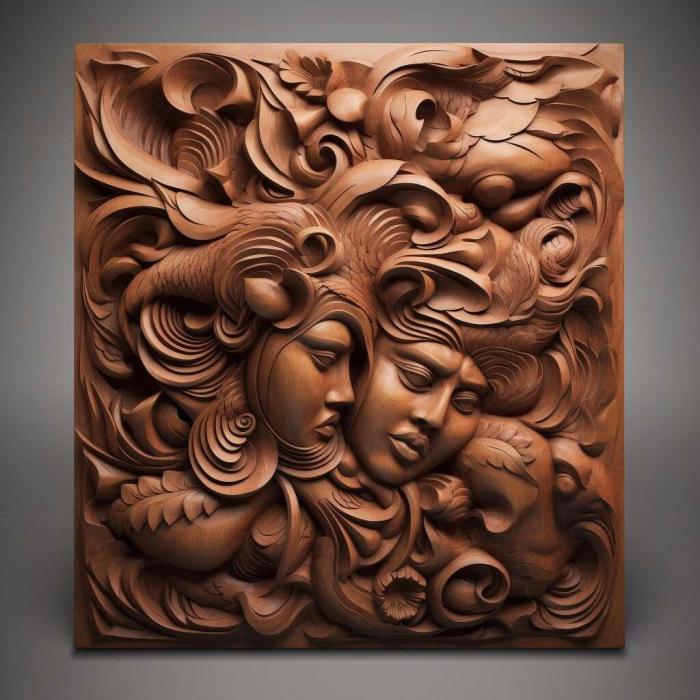 نموذج ثلاثي الأبعاد لآلة CNC 3D Art 